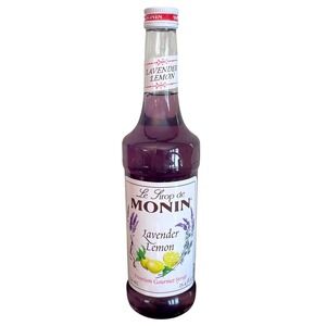 Monin Lavender Lemon Premium Gourmet Syrup | NEW | 750mL 25.4 floz Glass Bottle